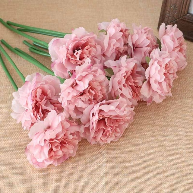 Hydrangeas-Peony Flowers Bouquet